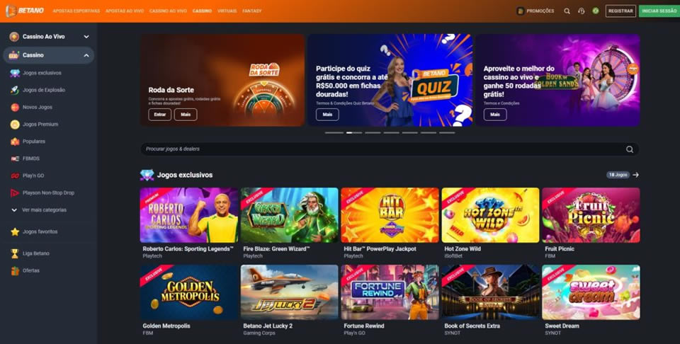 betano casino bônus O campo de jogo do site oferece um site de apostas fácil de hackear para fazer apostas a noite toda.